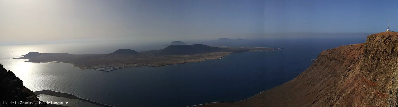 Isla de La GRAciosa vista desde Lanzarote